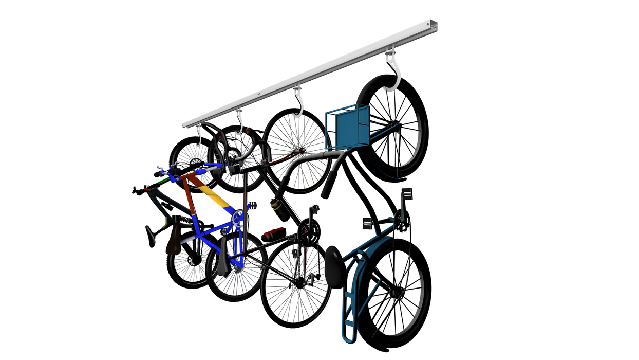Bike Slide Pro - elevate your bikes with this space saving solution