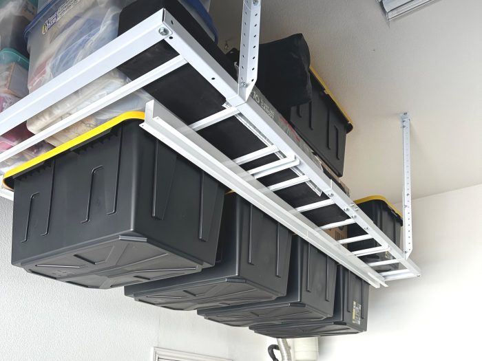 3-IN-1 overhead garage storage system