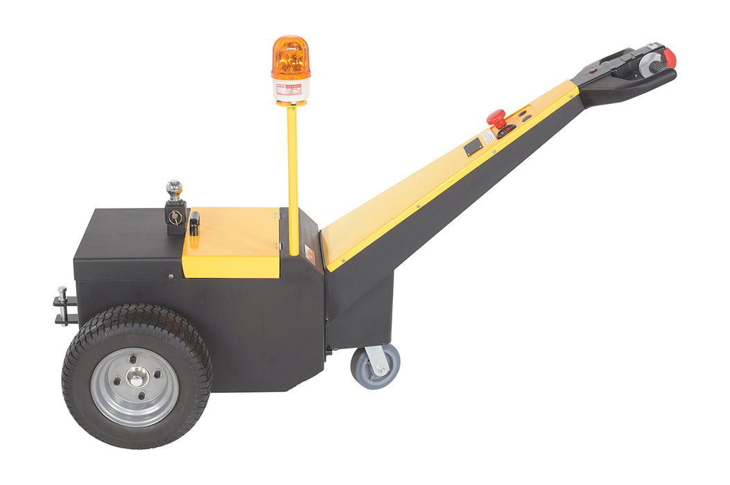 Vestil Steel Heavy Duty Electric Powered Tugger 5000 Lb. Pull Capacity Yellow/Black E-TUG-HD-50