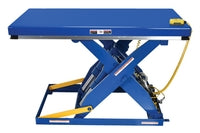 Vestil Steel Quick Ship Electric Hydraulic Lift Table 30 In. x 60 In. 4000 Lb. Capacity Blue EHLT-3060-4-43-QS