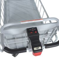 Vestil Steel Off-Road Traction Drive Cart 500 Lb. Rough Terrain Capacity Gray OROAD-1000
