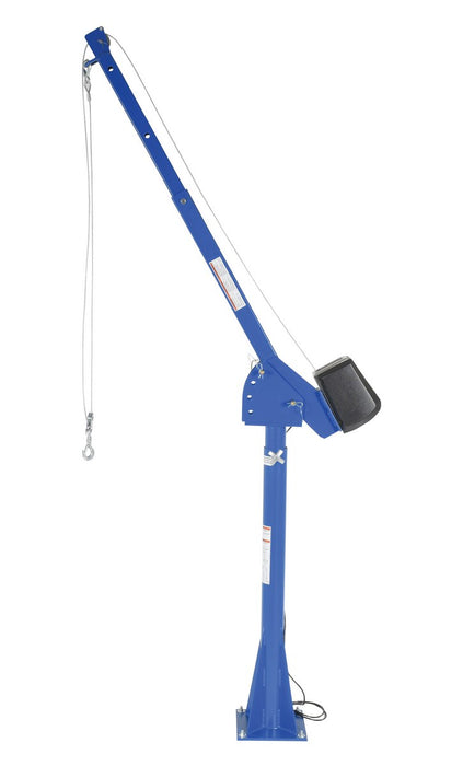 Vestil Steel AC Powered Jib Crane 3-5 Ft. Boom 2,000 Lb. Capacity Blue WTJ-20-3-AC