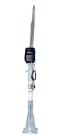 Vestil Galvanized Steel AC Powered Jib Crane 4-7 Ft. Boom 2,000 Lb. Capacity Gray WTJ-20-4-AC-GAL